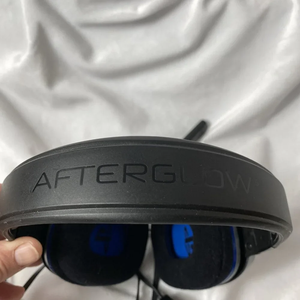 Afterglow PDP Wired Black PS4 PS5 Stereo Headset for PlayStation EUC TESTED